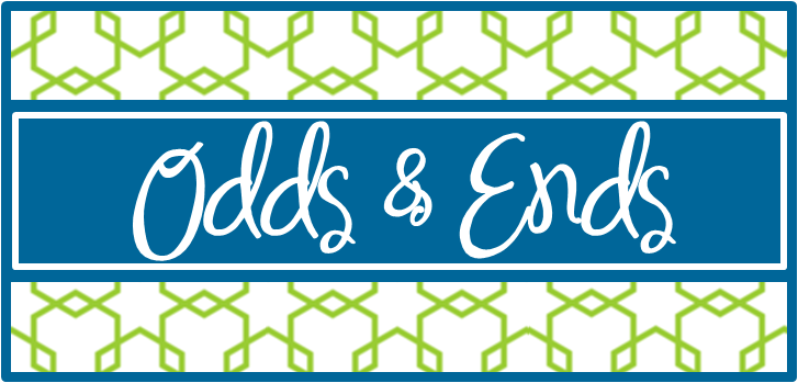 Odds and Ends: Random Thoughts from this Year
